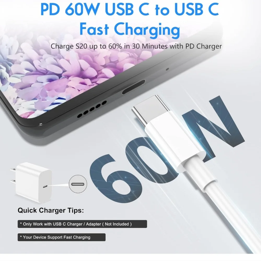 USB C to USB C Cable